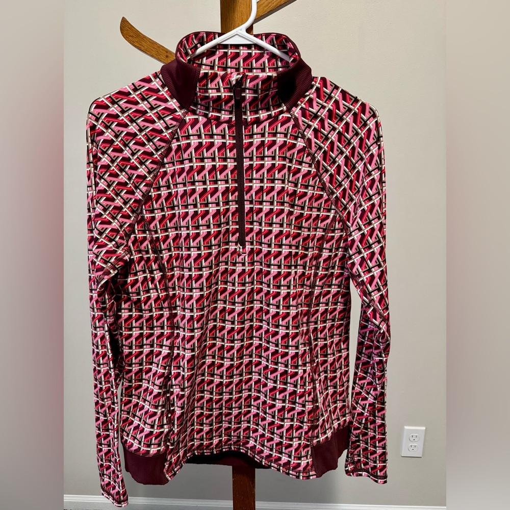 Talbots Performance Interlock Half-Zip Pullover -… - image 3